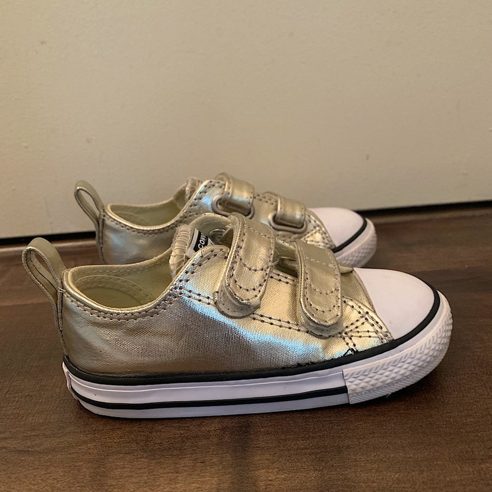 Gold Converse Sneakers
